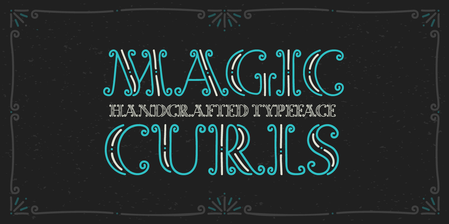 Font Magic Curls